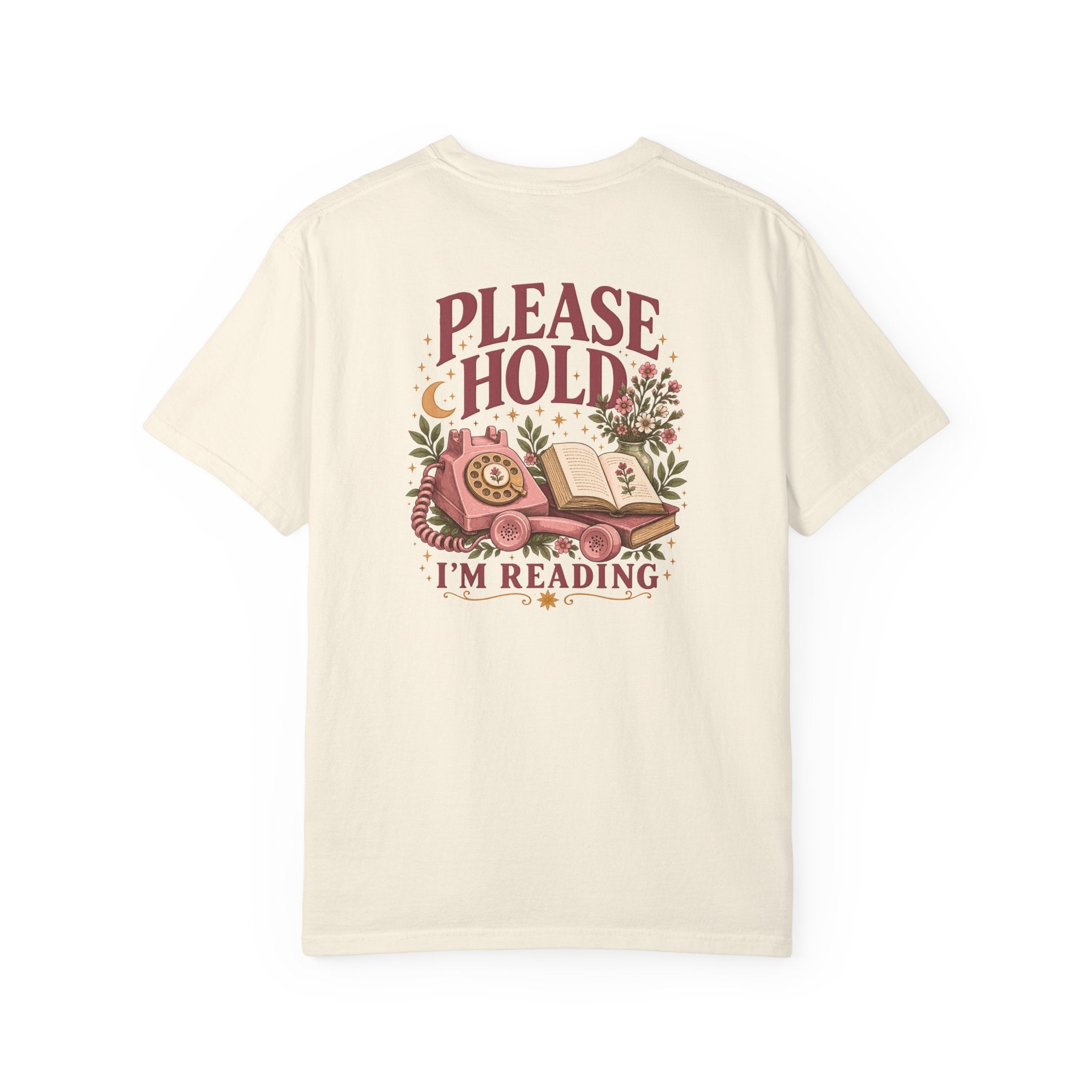 The Please Hold I'm Reading Tee