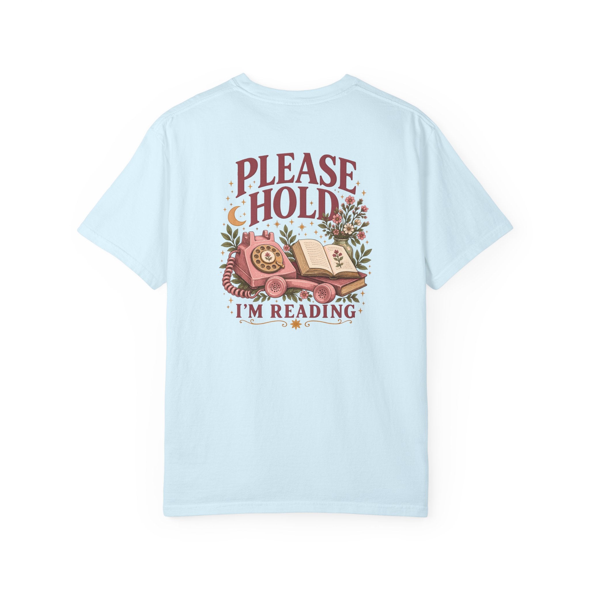 The Please Hold I'm Reading Tee