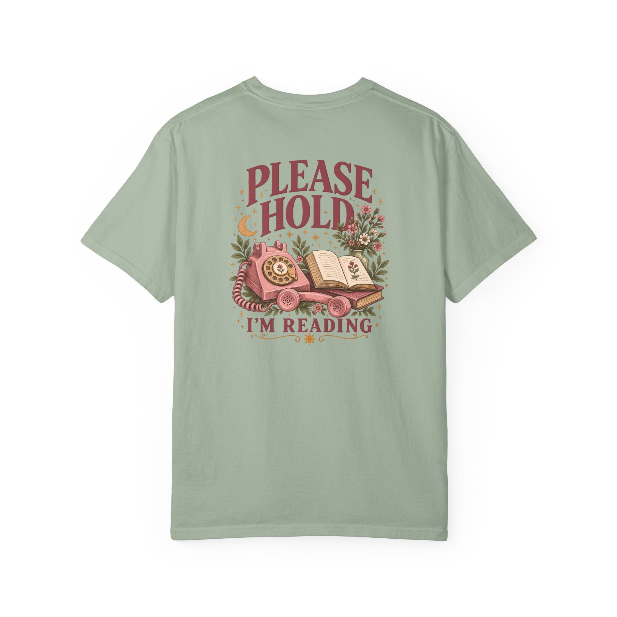 The Please Hold I'm Reading Tee