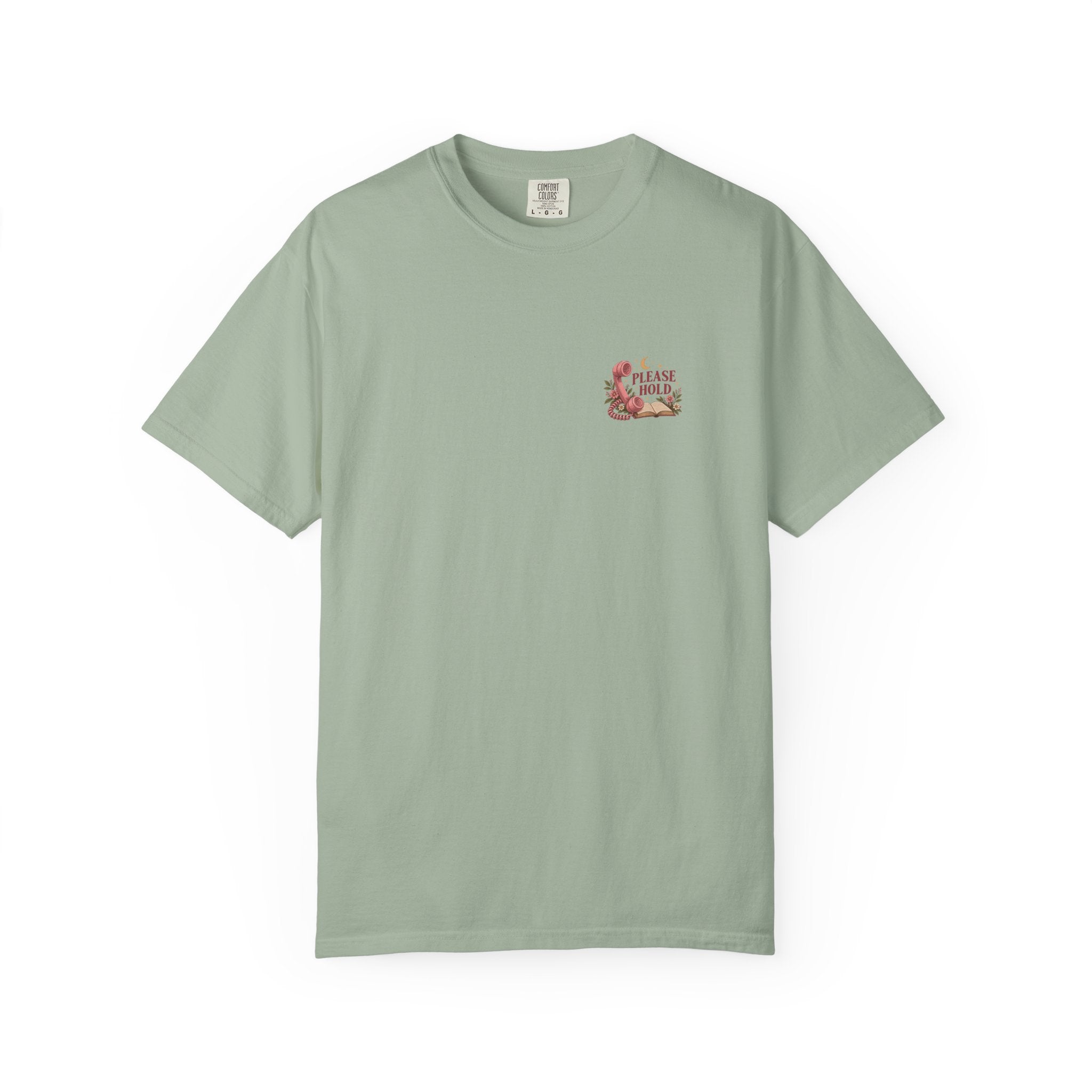The Please Hold I'm Reading Tee