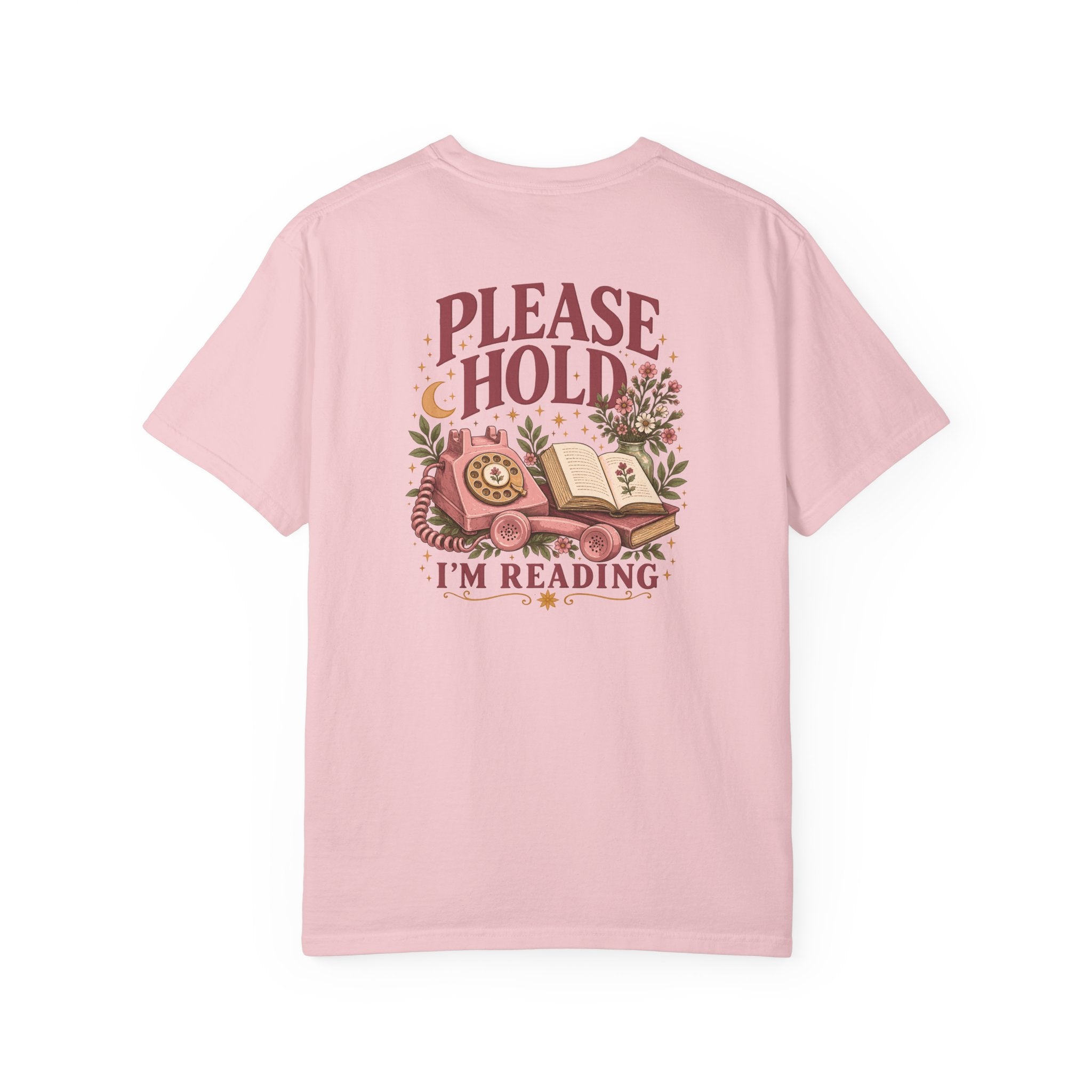 The Please Hold I'm Reading Tee