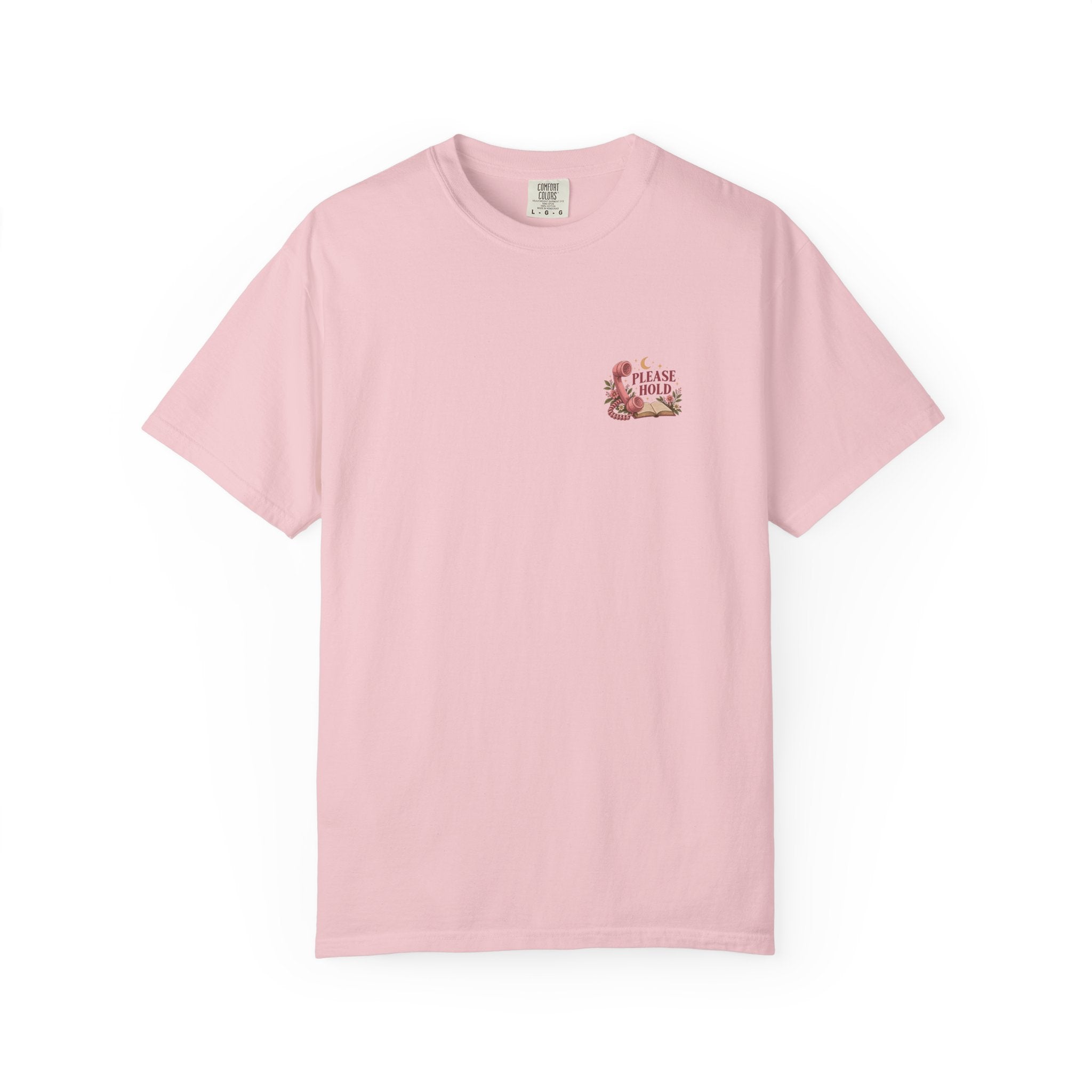 The Please Hold I'm Reading Tee
