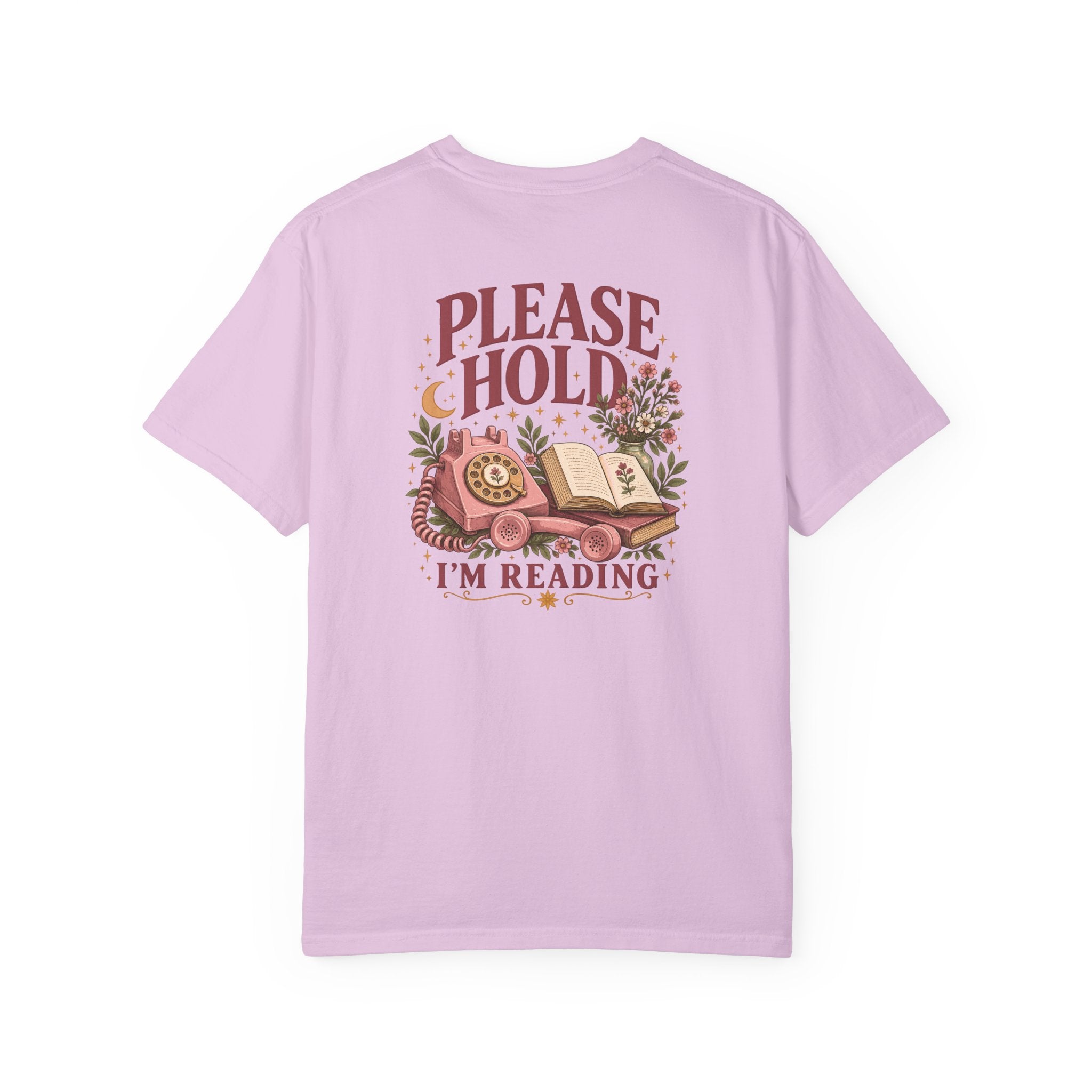 The Please Hold I'm Reading Tee