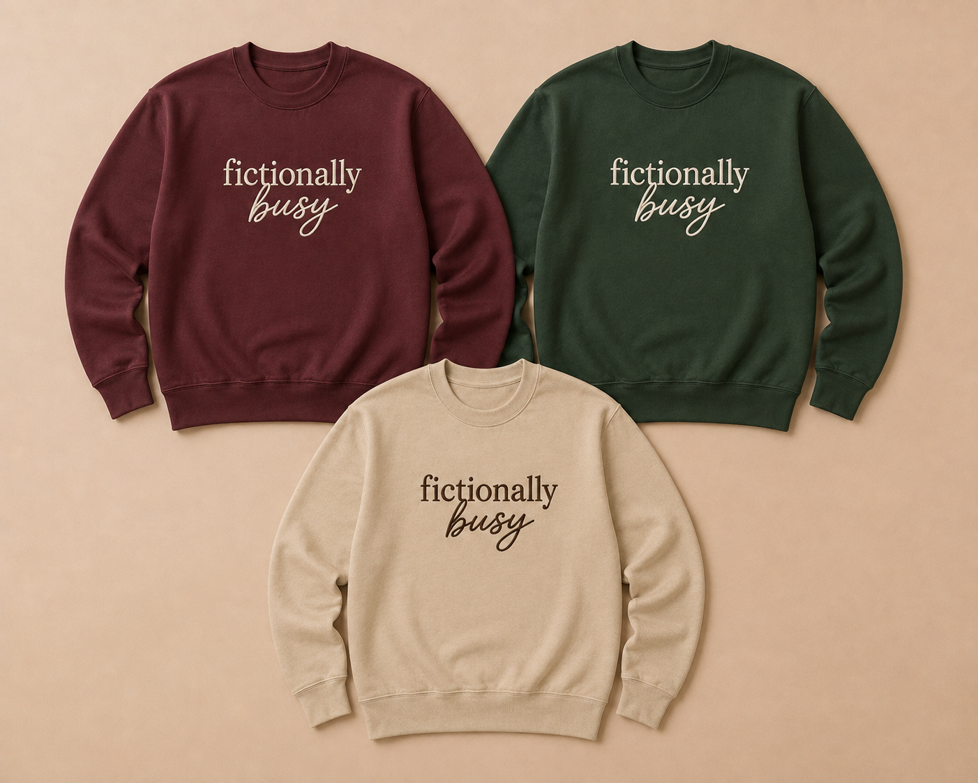 The Fictionally Busy Crewneck
